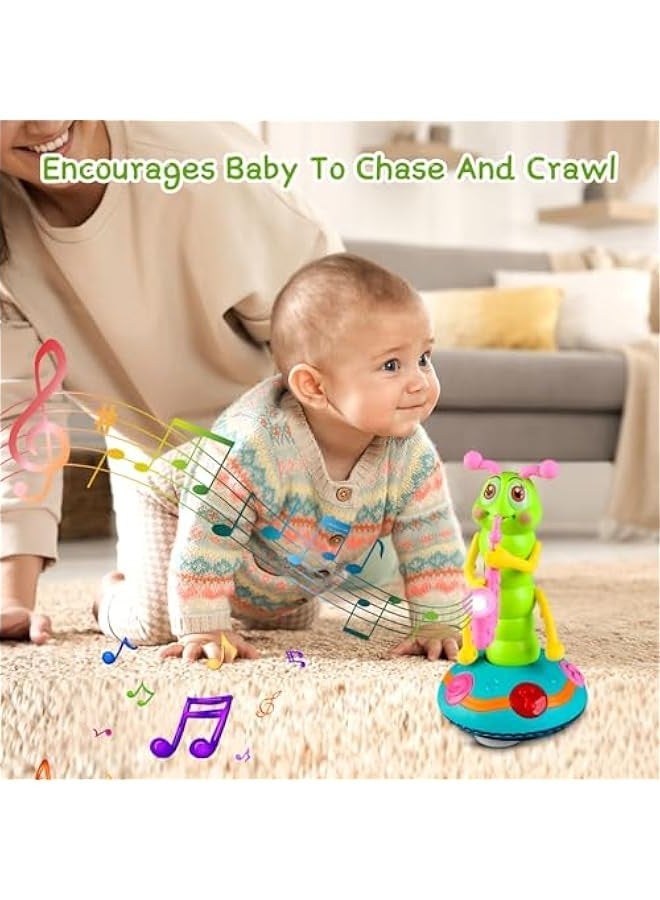Musical Caterpillar,Children's Electric Caterpillar Saxophone Musical Toys, Dancing Saxophone Caterpillar,Dancing Saxophone Caterpillar,Crawling Toy Dancing Caterpillar - Image 5